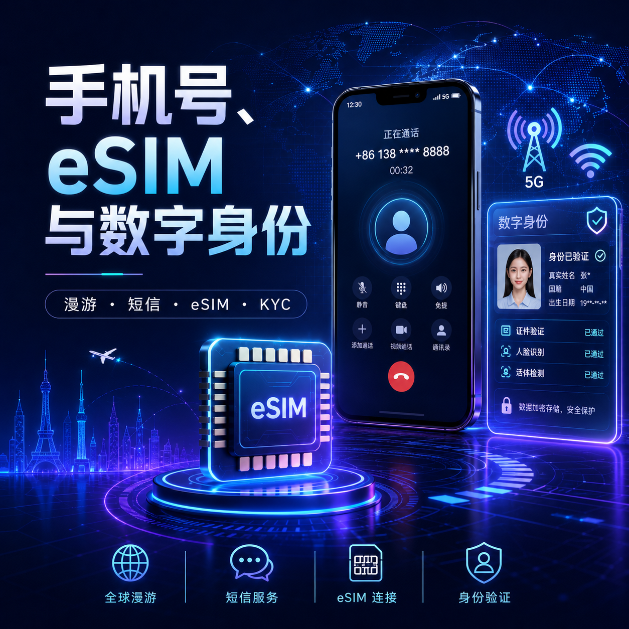 手机号、eSIM 与数字身份-九流网络