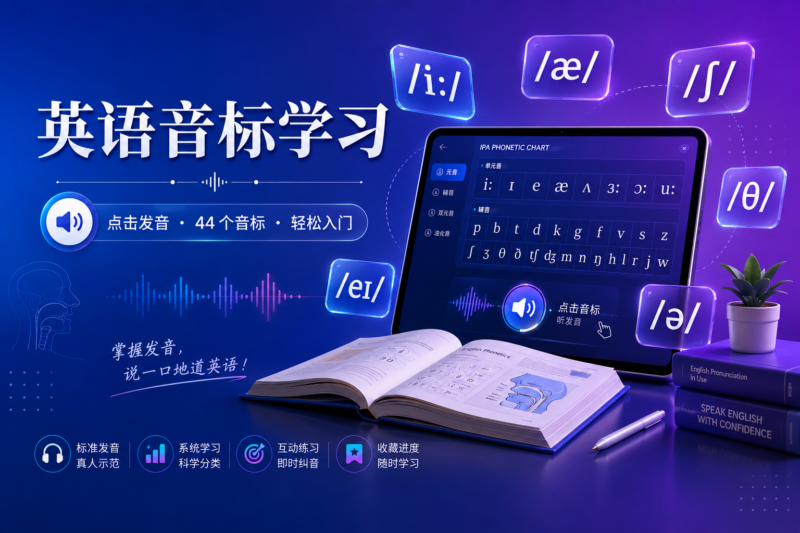 英语音标互动学习-九流网络